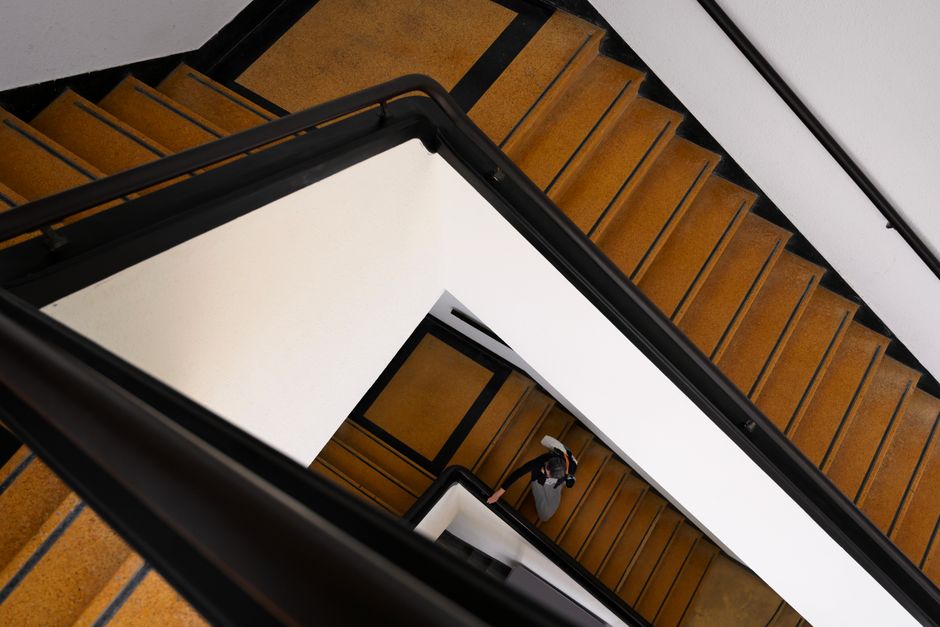 monte-escalier à Chalonnes-sur-Loire